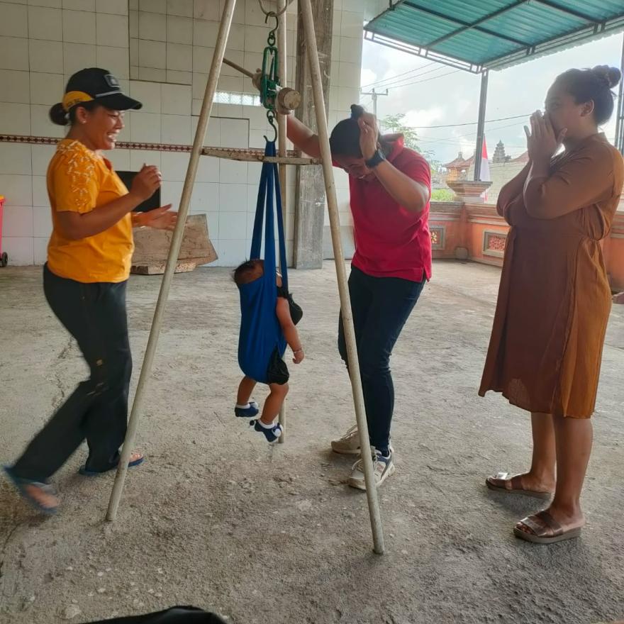 Penyelenggaraan Posyandu Mawar di Br. Dinas Tambahan Bakas